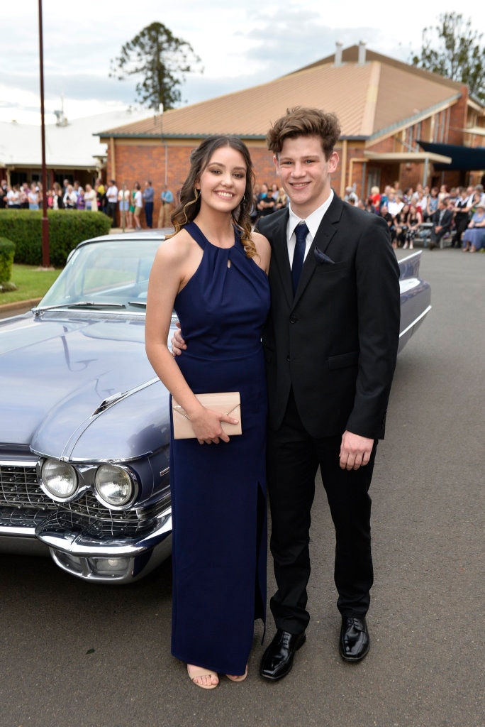 Adriana Theodosis and Connor Sharpe at Concordia formal at Redlands campus, Thursday, November 16, 2017. Picture: Kevin Farmer