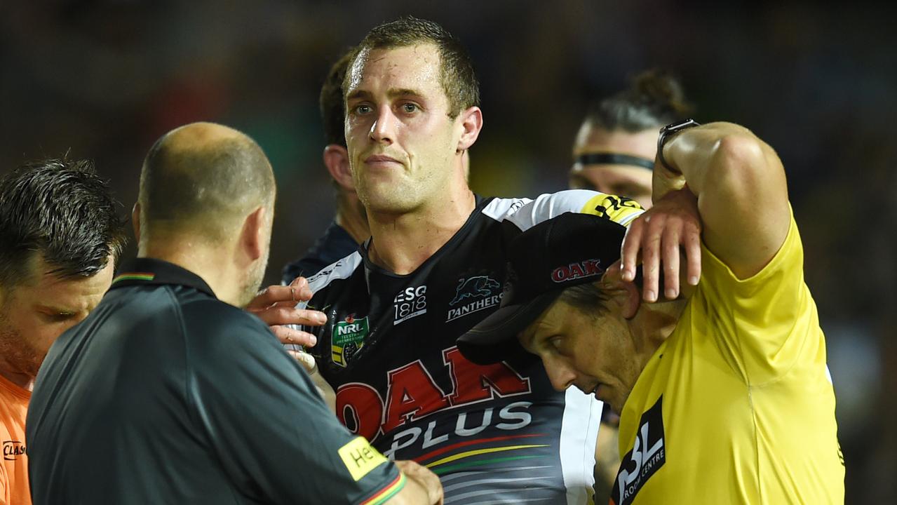 Isaah Yeo was concussed in Townsville last year after a collision with Jason Taumalolo.