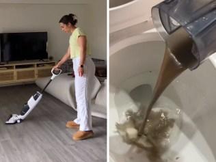 Vacuum and mop at once with this popular wet dry vacuum shoppers swear by. Picture: TikTok/anna.fenstermacher