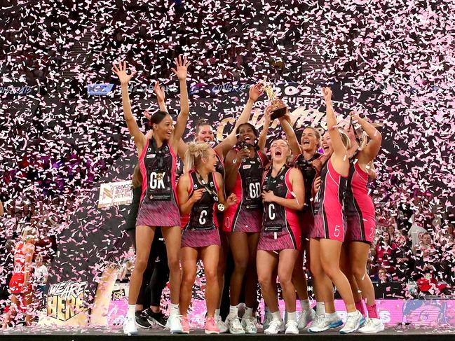 Players have been crucial in pushing Netball Australia towards more player funding. Picture: Kelly Defina/Getty Images.