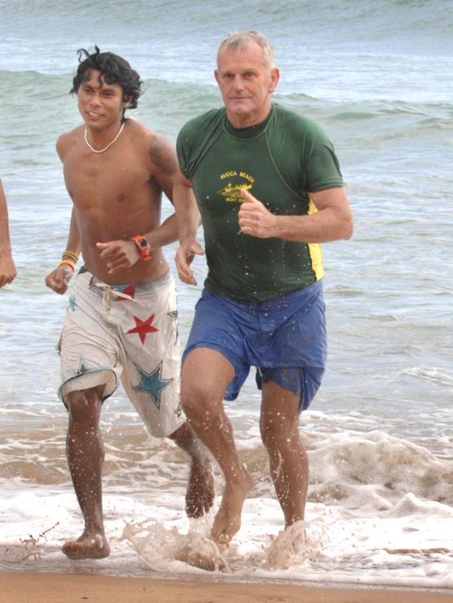 Avoca Beach Surf Club member Andy Hoban when he trained with Thai Lifeguards.