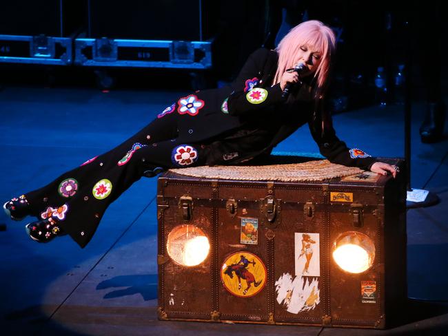 New Yorker Cyndi Lauper held her poptastic own with her beloved audience. Picture: Richard Dobson