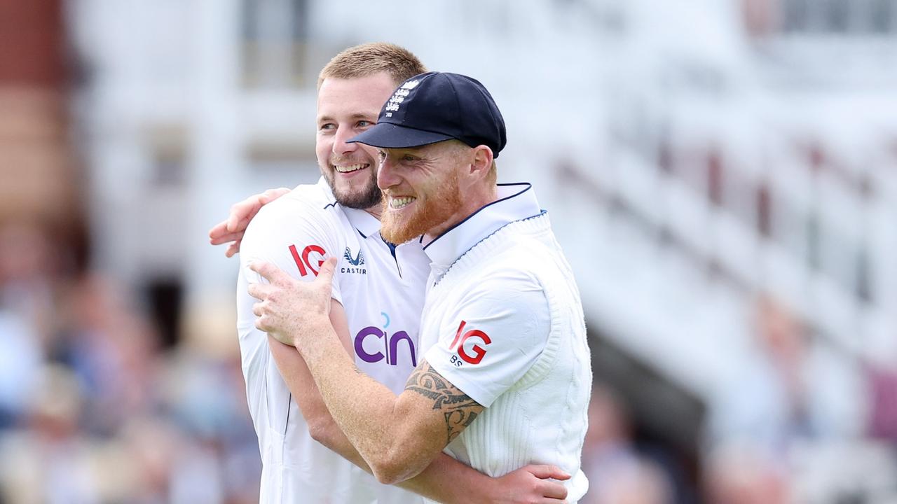 England debutant Gus Atkinson upstages James Anderson’s farewell with seven-wicket haul at Lord’s