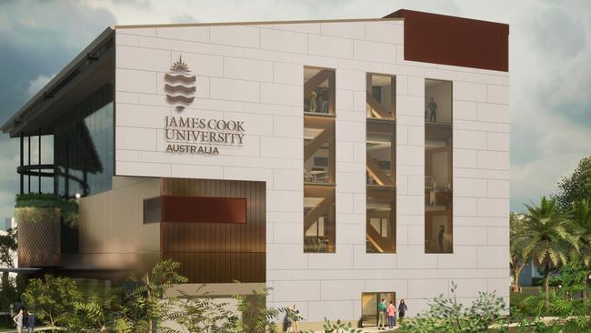 James Cook University have revealed the institution's vision for Cairns Tropical Enterprise Centre. The state-of-the-art building will  form part of the Far North Queensland Health Innovation Precinct alongside Cairns Hospitalâs new 32-bed surgical centre on Charles Street, Cairns North. Picture: Supplied