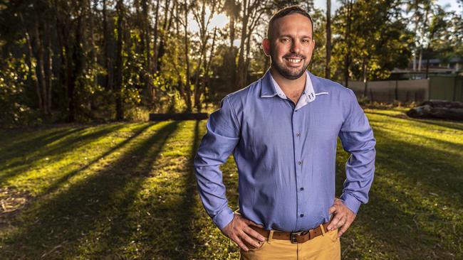 One Nation Candidate for the seat of Longman, Matt Stephen. Picture: Glenn Hunt