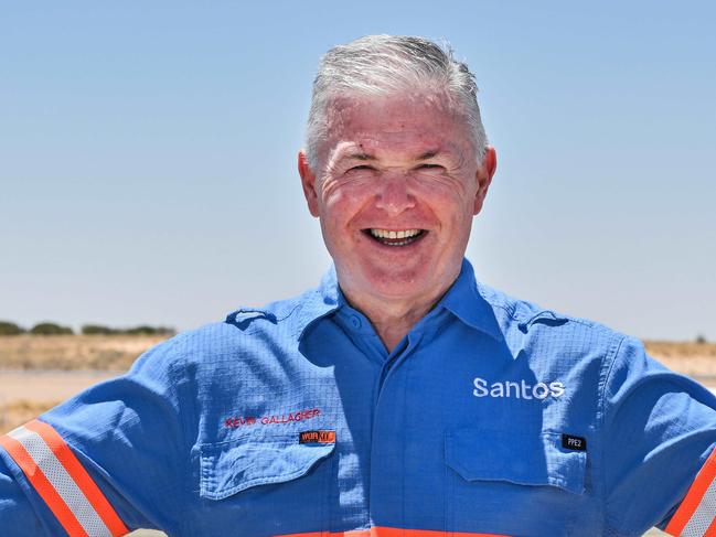 JANUARY 31, 2025: Santos CEO Kevin Gallagher. Picture: Brenton Edwards