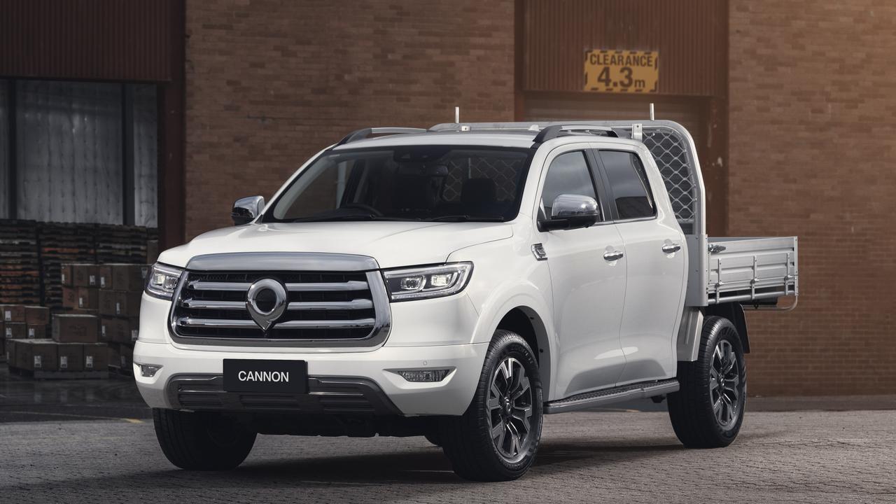 GWM has added a trayback version to its ute line-up. Picture: Supplied