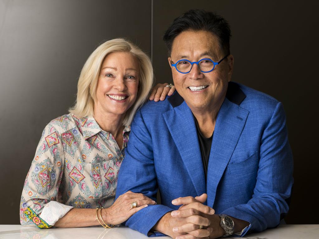 Rich Dad Poor Dad author Robert Kiyosaki and wife Kim Kiyosaki are in Sydney giving advice on the property market. 
Picture's Darren Leigh Roberts