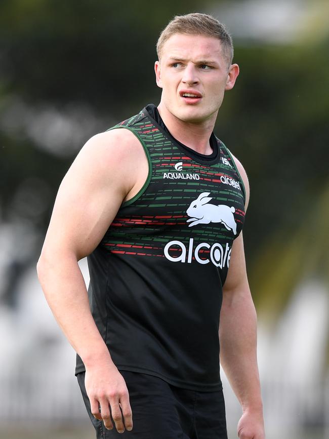 George Burgess pleaded not guilty to the charge of sexual touching. Picture: AAP/Joel Carrett