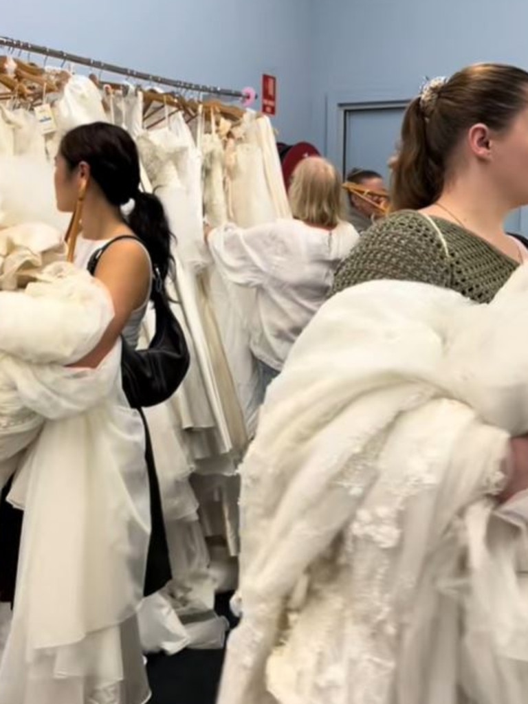 Dresses were being sold for $300 and under. Picture: Vinnies
