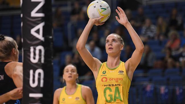 Kiera Austin continued the movement of Australian goalers in the competition after signing with the Vixens. Photo: Getty Images