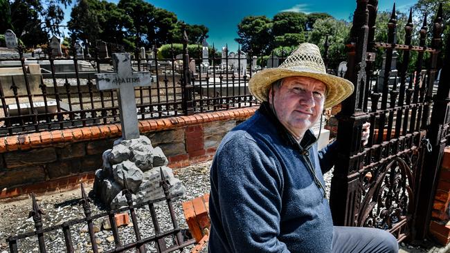 Mark Winders from Mitcham Local History Service. Picture: AAP/ Morgan Sette