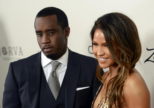 Sean Combs and Casandra Ventura (R) attend a film premiere in Los Angeles in 2016