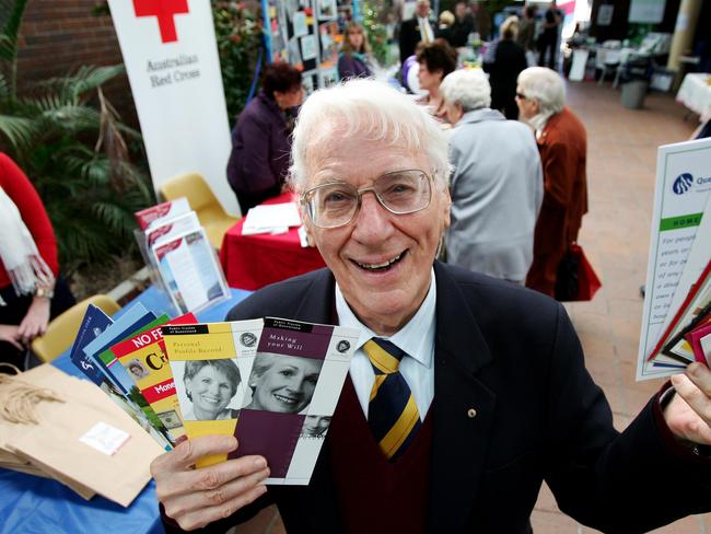 Tireless support for seniors: Dr James Wright at the Tweed Heads Seniors Expo.