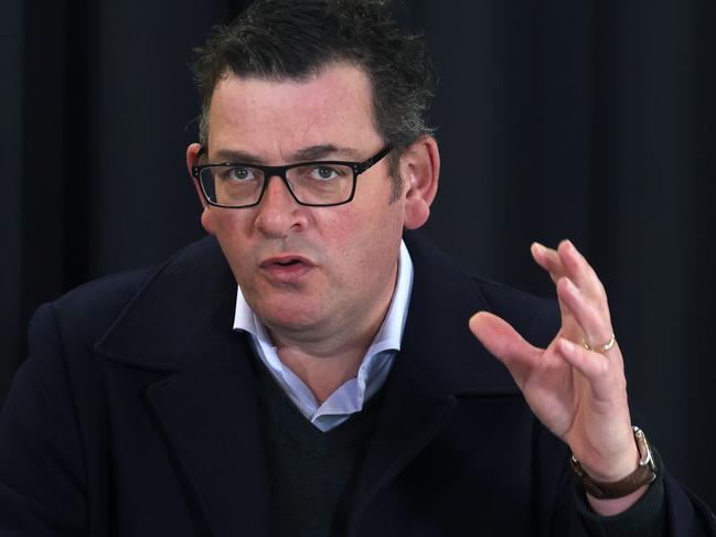 MELBOURNE, AUSTRALIA - NewsWire Photos AUGUST 29, 2021: Victorian Premier Daniel Andrews speaks to the media during a press conference in Melbourne.Picture: NCA NewsWire / Luis Ascui