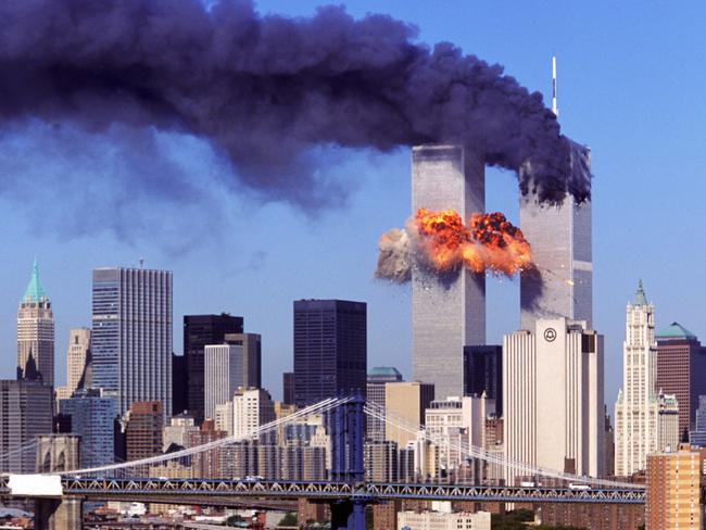 21/09/2001 PIRATE: 21/09/2001 PIRATE: Attitude Top Ten 19: Image of explosion in World Trade Centre tower in New York after terrorists hijacked commercial aircraft which they crashed into building.