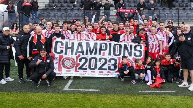 Caroline Springs George Cross is NPL3 Victoria premier. Picture: Mark Avellino