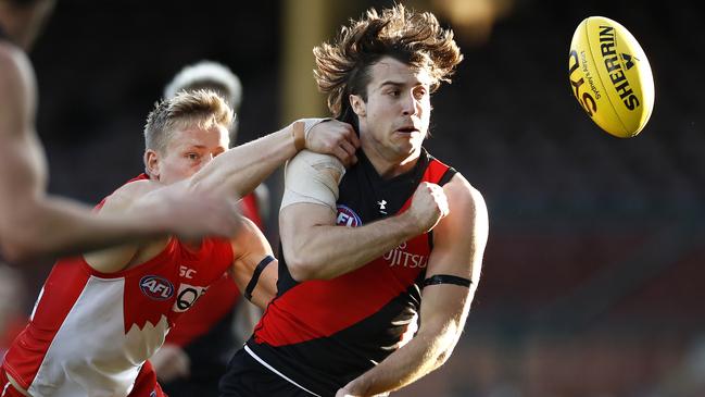 Essendon’s Andrew McGrath in action.