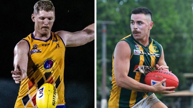 Wanderers will take on PINT in Round 6 of the 2022-23 NTFL season. Pictures: Patch Clapp and Alison McGowan / AFLNT Media