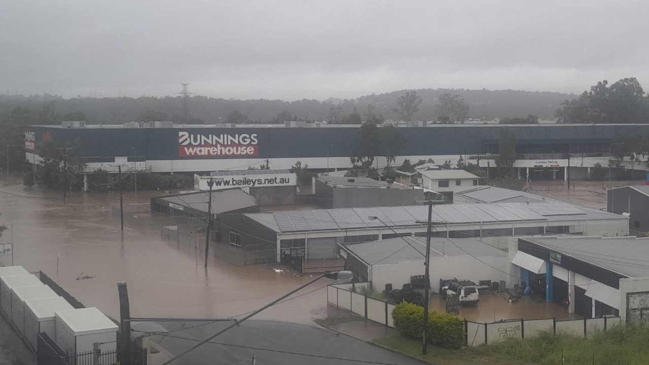 Bundamba is flooded on Monday, March 10, 2025. Picture: supplied