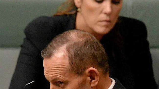 ROAD TO RUIN: Tony Abbott and Peta Credlin.