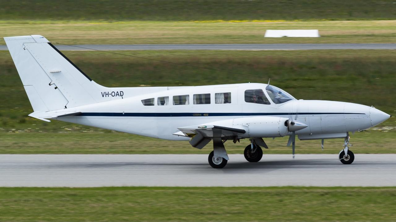 The chartered aircraft which the teen travelled on. Photo: Dallas Presser/ Jet Photos