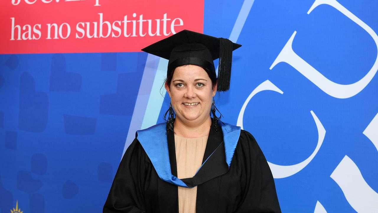 Natasha Laidlow at the James Cook University 2023 Graduation. Picture: Shae Beplate.