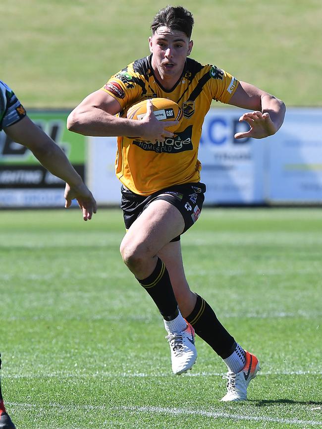 Trent Loiero playing for the Sunshine Coast Falcons.