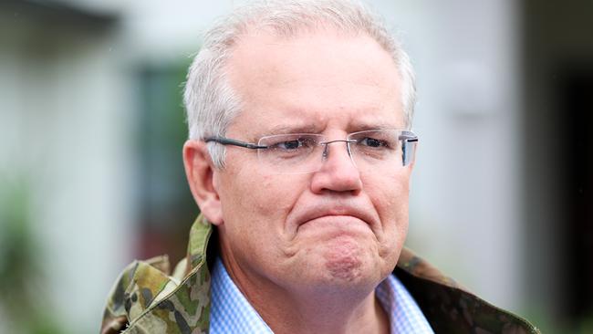 Prime Minister Scott Morrison will visit fire-ravaged areas of Queensland today. Picture: AAP