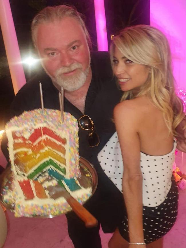 Kyle Sandilands throws Tegan Kynaston a lavish birthday party. Picture: Instagram