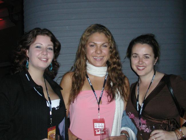 Marelle, Sandra and Michelle enjoy themselves as SLM celebrates its six-month birthday at Home nightclub in 2003. Picture: Supplied.