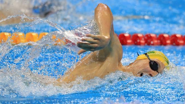 Mack Horton in the Men’s 1500m Freestyle Final.