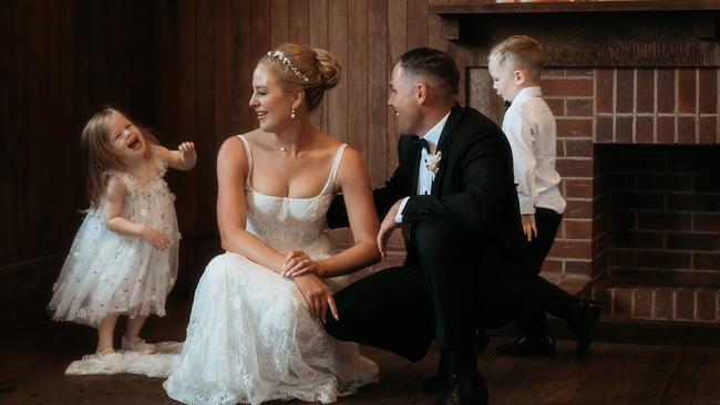 The couple were thrilled with their new venue. Picture: Feather and Finch Photography