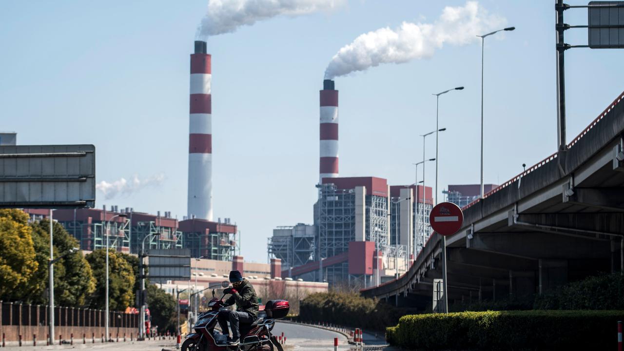 China is trying to move away from coal-fired power and has a target to reach net zero emissions by 2060. Picture: Johannes Eisele/AFP