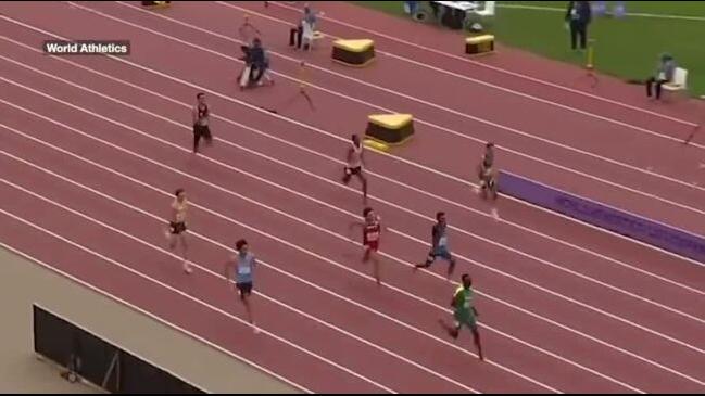 Gout Gout goes viral again with absurd run in 200m heat at junior world ...