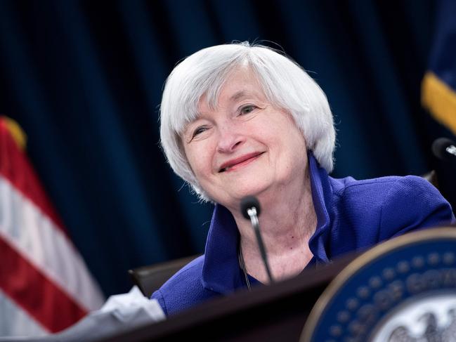 Janet Yellen. Picture: AFP