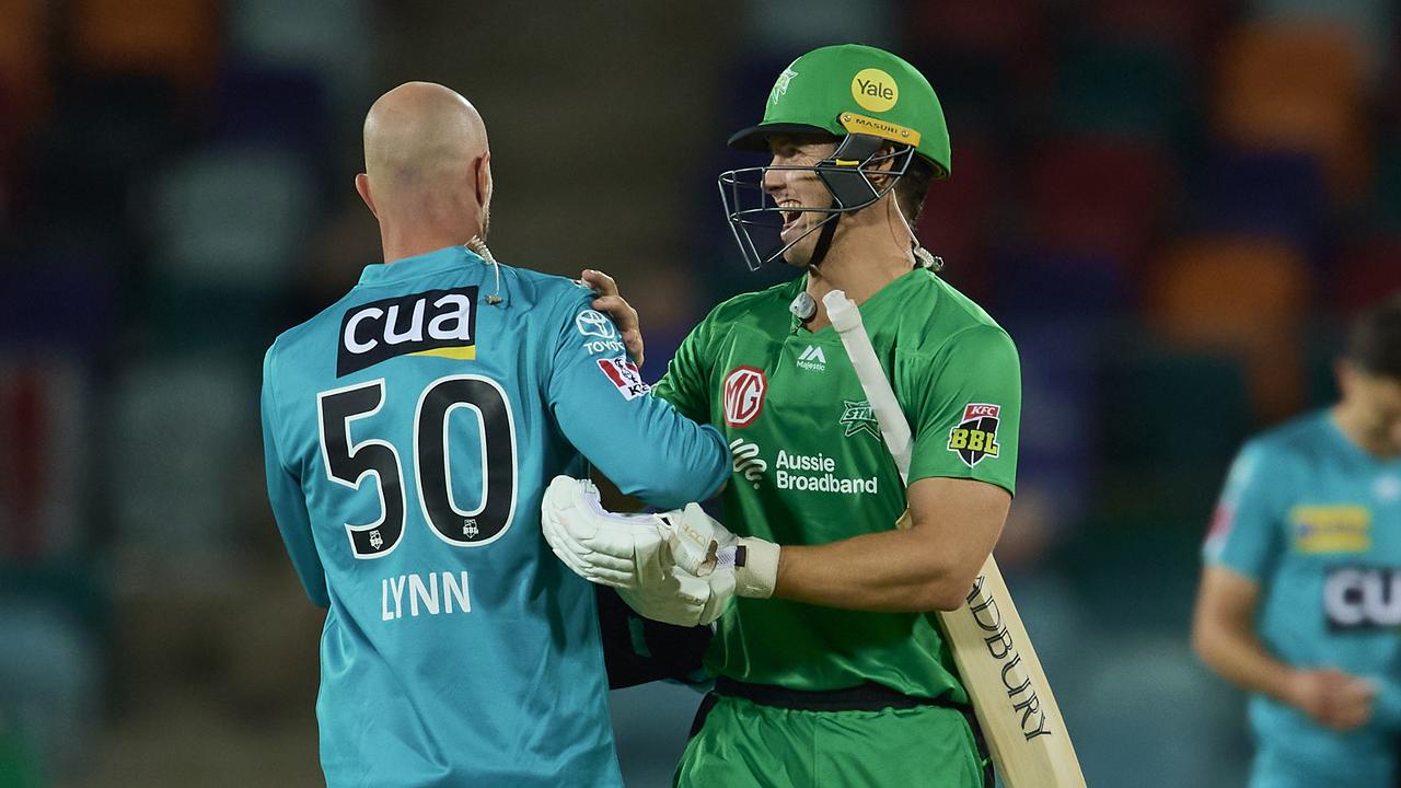 None of this tonight for Chris Lynn.