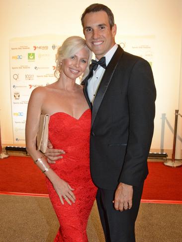 Kim and Brett Richardson at Gold Coast Sports Awards dinner at QT Resort, Surfers Paradise. Picture: Regina King