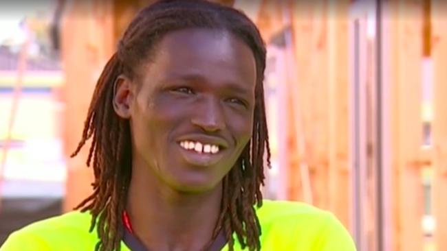 Bak Deng was struck and killed by a car while being chased by police at Deer Park in April 2019. Picture: SBS