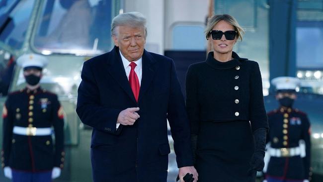 Donald and Melania Trump. Picture: Alex Edelman/AFP