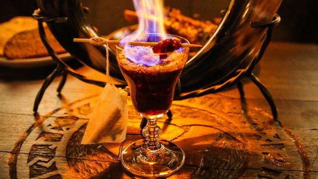 The Blazing Glogg at Mjolner bar. Picture: Nicole Cleary