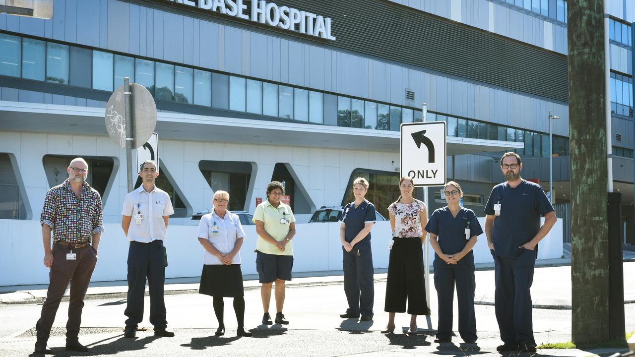 Some of the fantastic and brave staff from Lismore Base Hospital tackling the COVID-19 pandemic.