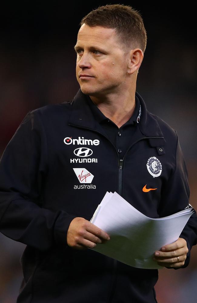 Bolton was sacked by the Blues in 2019. Picture: Scott Barbour/Getty Images