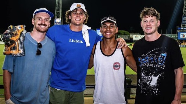 Carlton Blues players spent time in the Top End last week. Picture: Patch Clapp Photography.