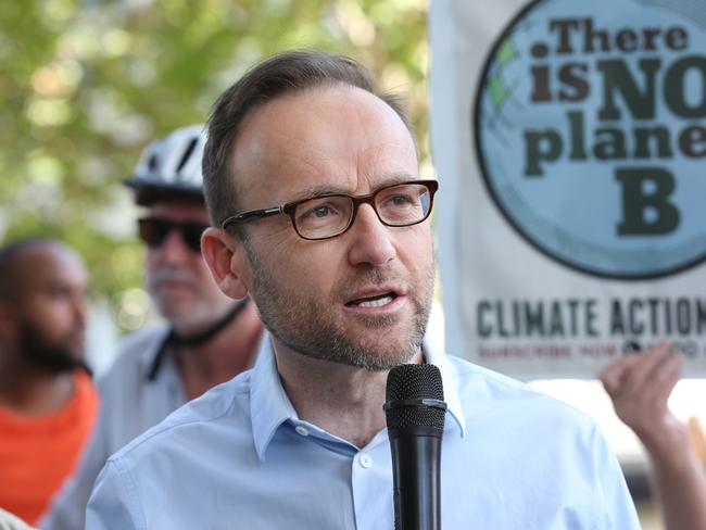 Greens federal MP Adam Bandt has been slammed for a tweet linking last week’s bushfires to climate change. Picture: David Crosling