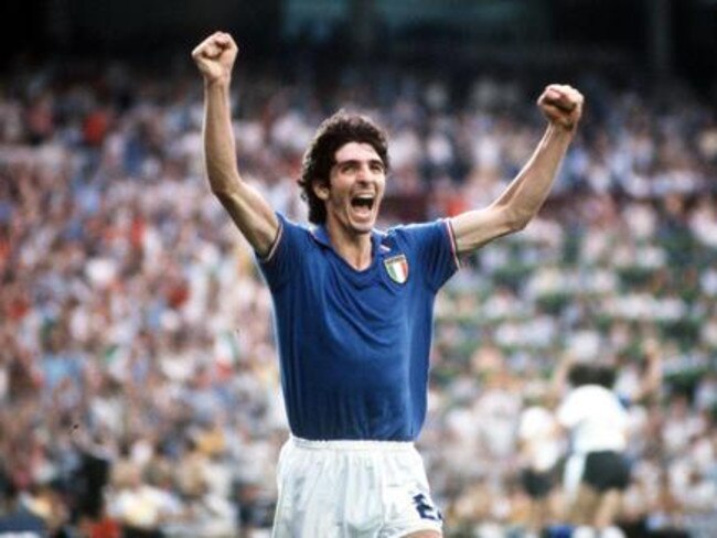 Rossi scored the opening goal in the final as Italy would win a third World Cup title.