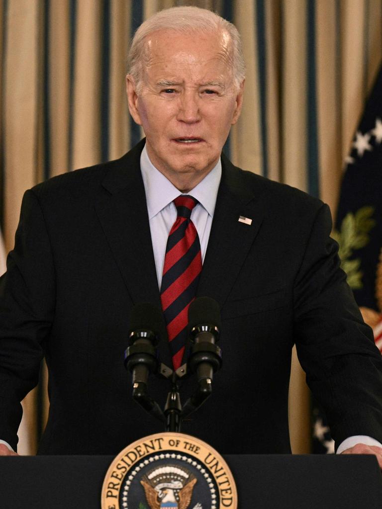 Joe Biden is staring down some grim polling numbers. Picture: AFP