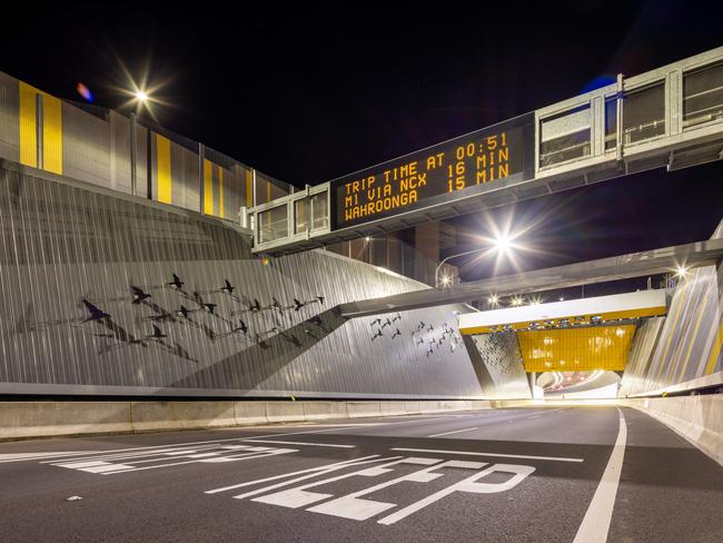 Allen was allegedly detected speeding and avoiding tolls in the NorthConnex Tunnel. Picture: Simon Anders