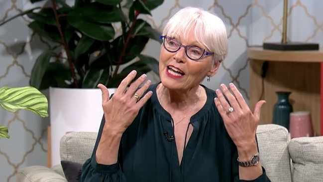 Tasmanian dream analyst and author Jane Teresa Anderson appearing in a House of Wellness segment. Picture: Supplied