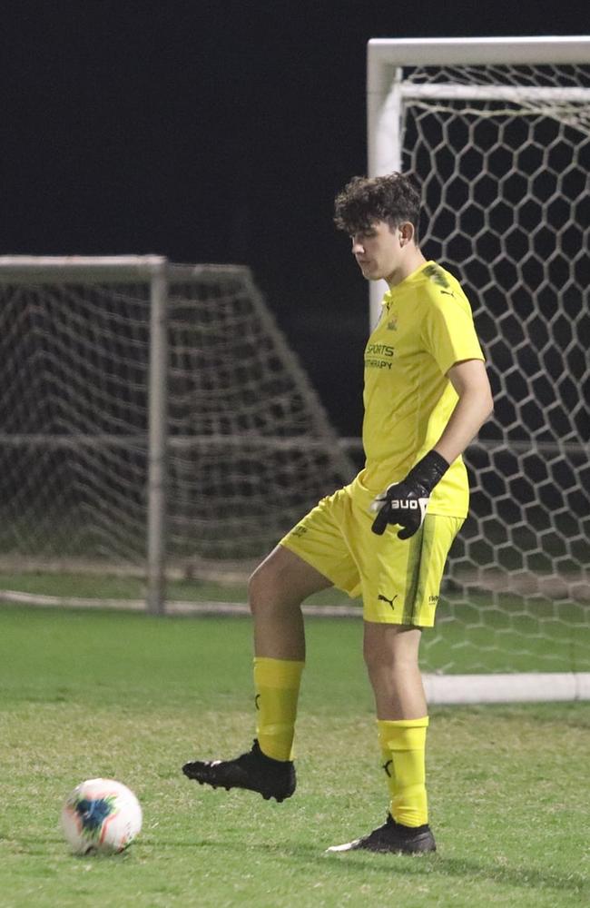 Western Pride goalkeeper Ashton Bonsall was recognised as clubman of the year. Picture: Christina Moran